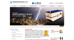 Desktop Screenshot of ganpatielectricals.com